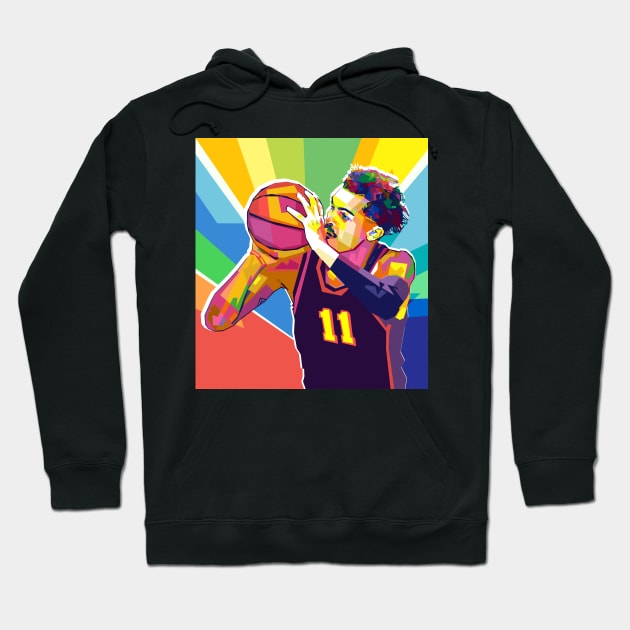 TRAE YOUNG POP ART Hoodie by Vector Baturaja